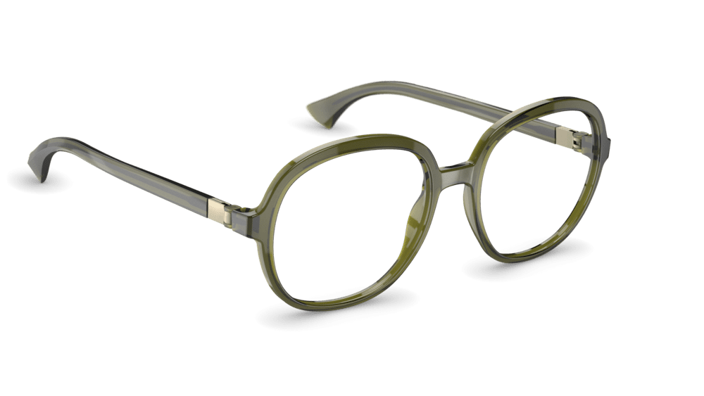 neubau eyewear Isa 0T165-5540 56-19 Neubau Eyewear Isa 0T165 Damenbrille in Dark Green/gold