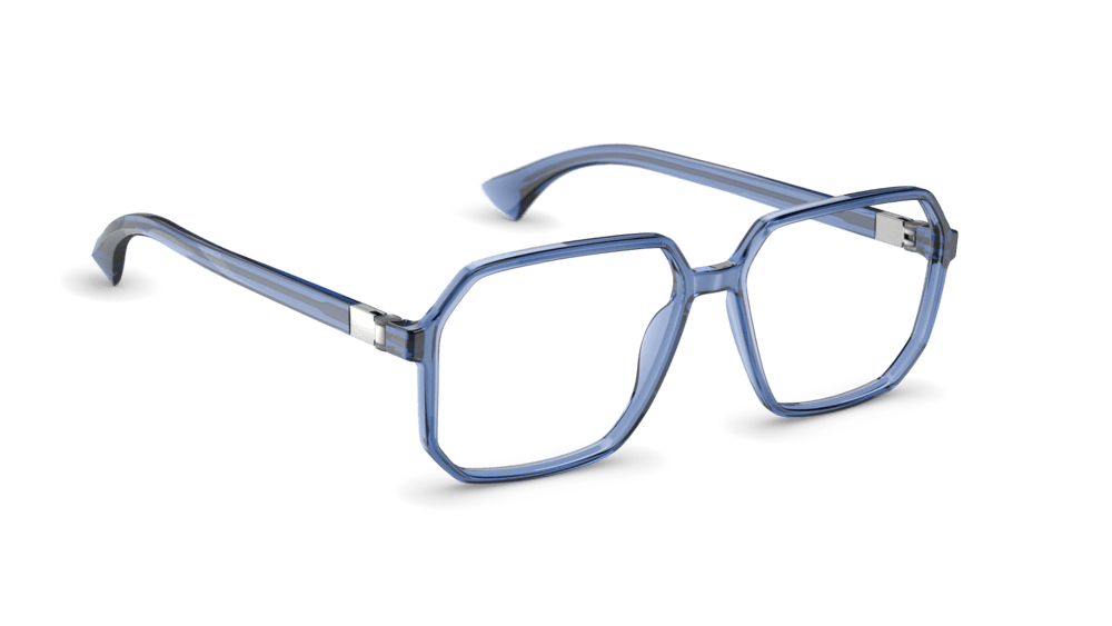 neubau eyewear Vincent 0T168-4610 56-14 Neubau Eyewear Vincent 0T168 Unisexbrille in Blue/titanium