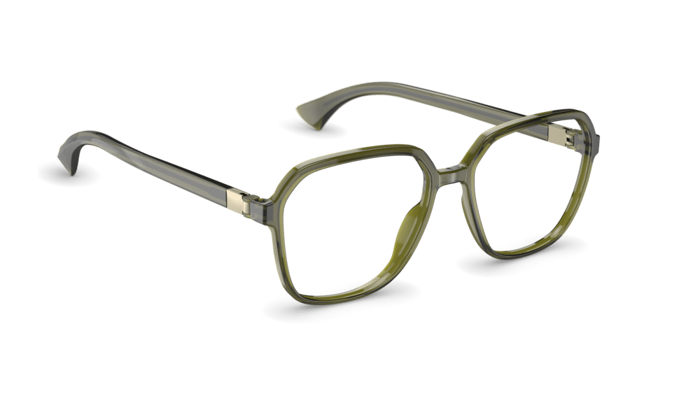 neubau eyewear Lou 0T169-5540 54-16 Neubau Eyewear Lou 0T169 Unisexbrille in Dark Green/gold