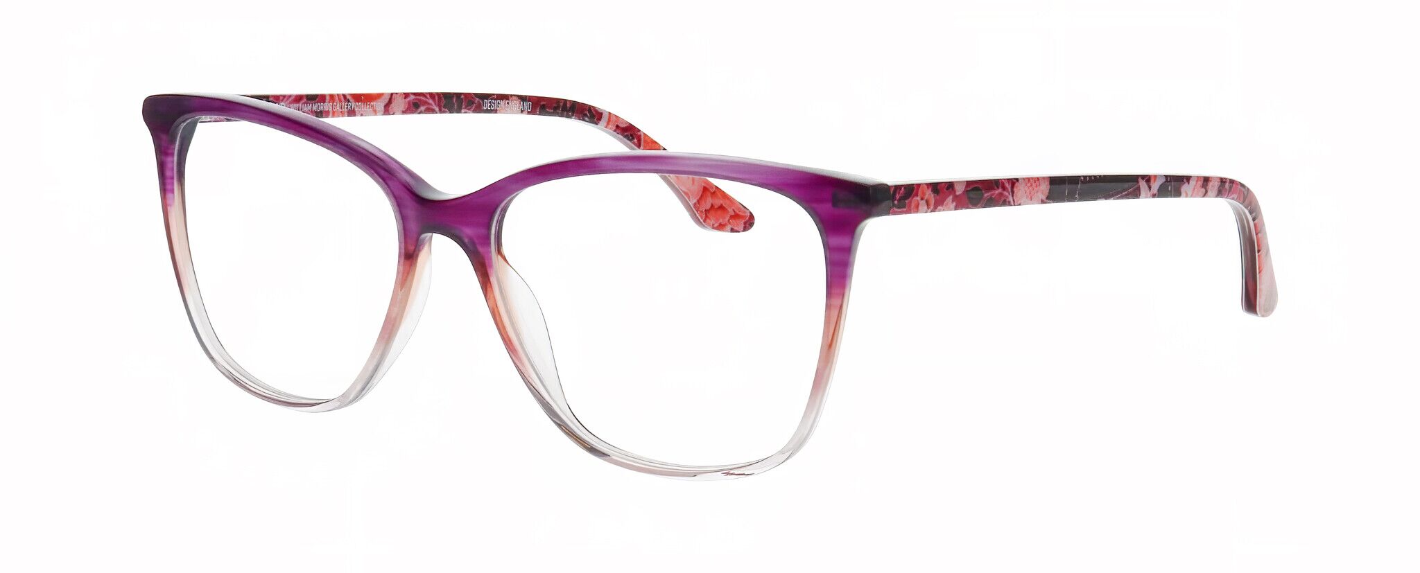 William Morris 70018-3445 53-15 William Morris 70018-3445 – ovale Vollrandbrille für Damen aus Acetat in Violettblau