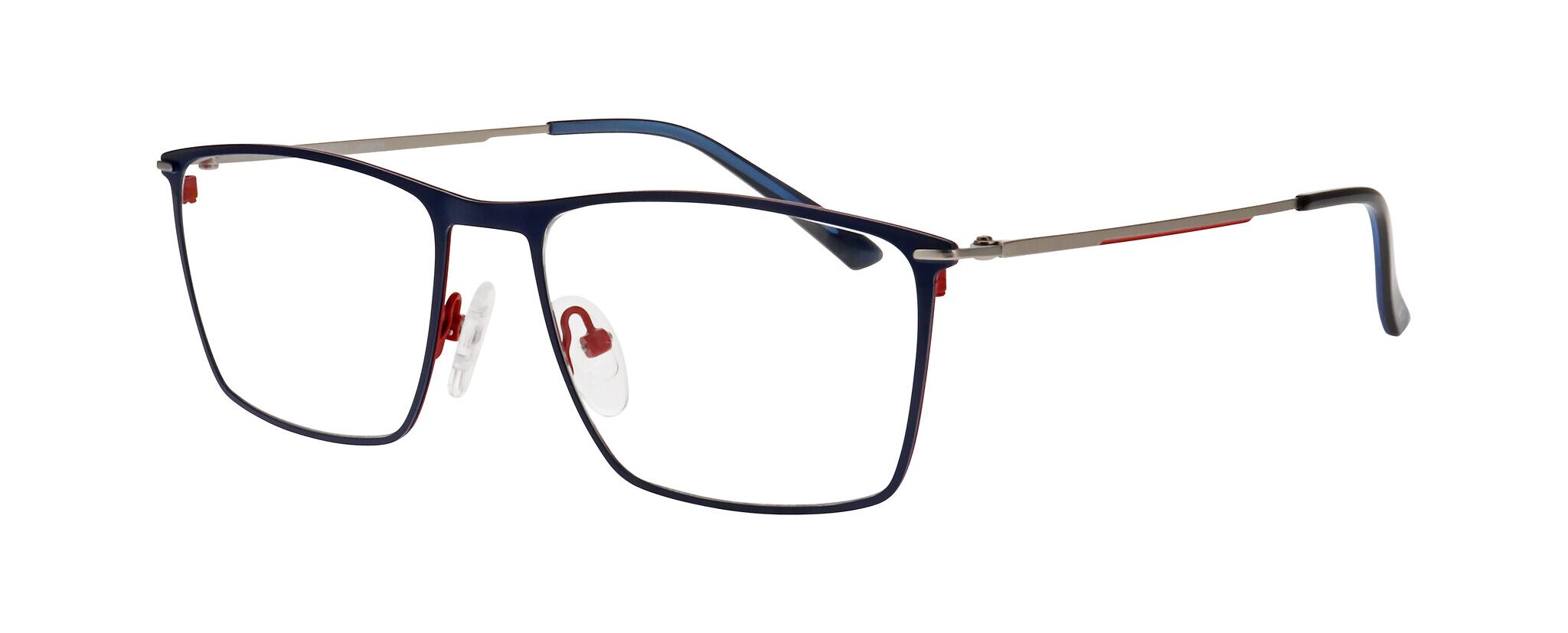 William Morris 50273-6032 56-18 William Morris 50273-6032 – eckige Vollrandbrille für Herren aus Edelstahl