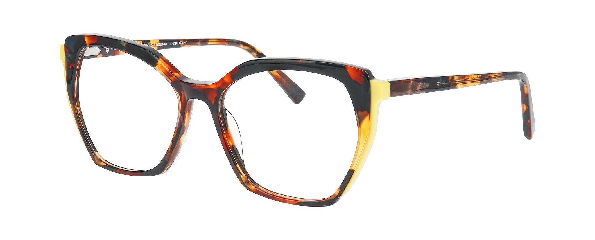 William Morris BRICK 2-5424 55-16 William Morris BRICK 2-5424 – Vollrandbrille in Schmetterlingsform für Damen aus Acetat in Schildpatt