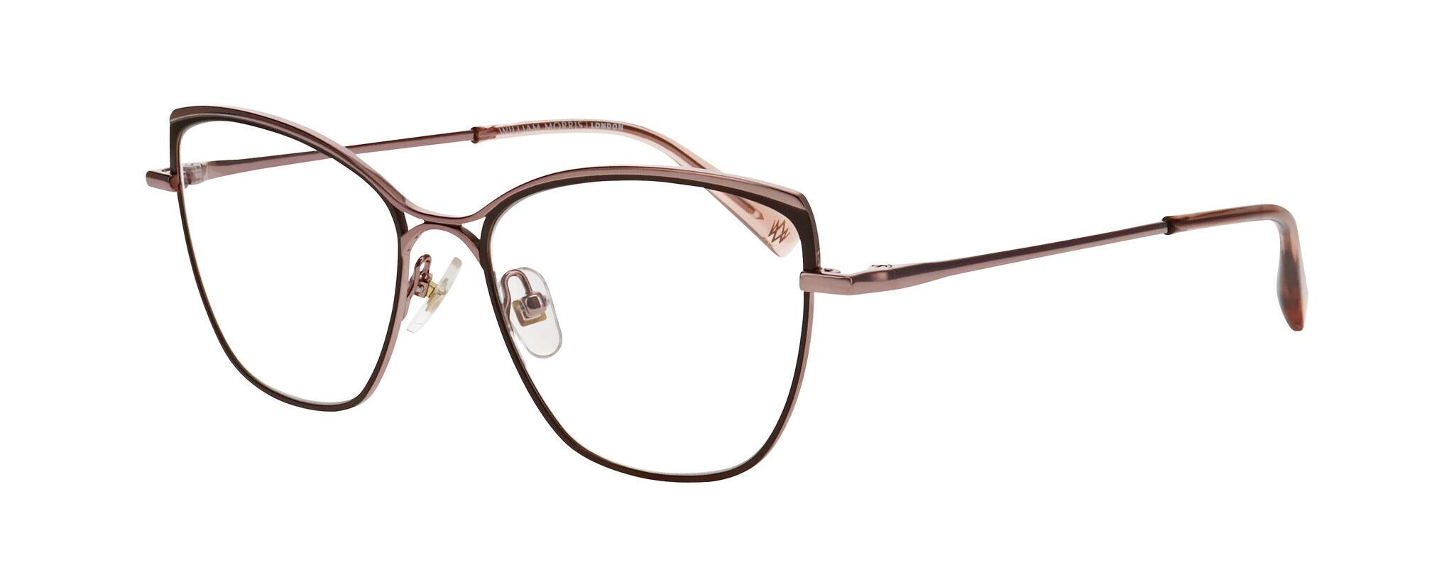 William Morris 50291-6032 53-17 William Morris 50291-6032 – eckige Vollrandbrille für Damen aus Edelstahl