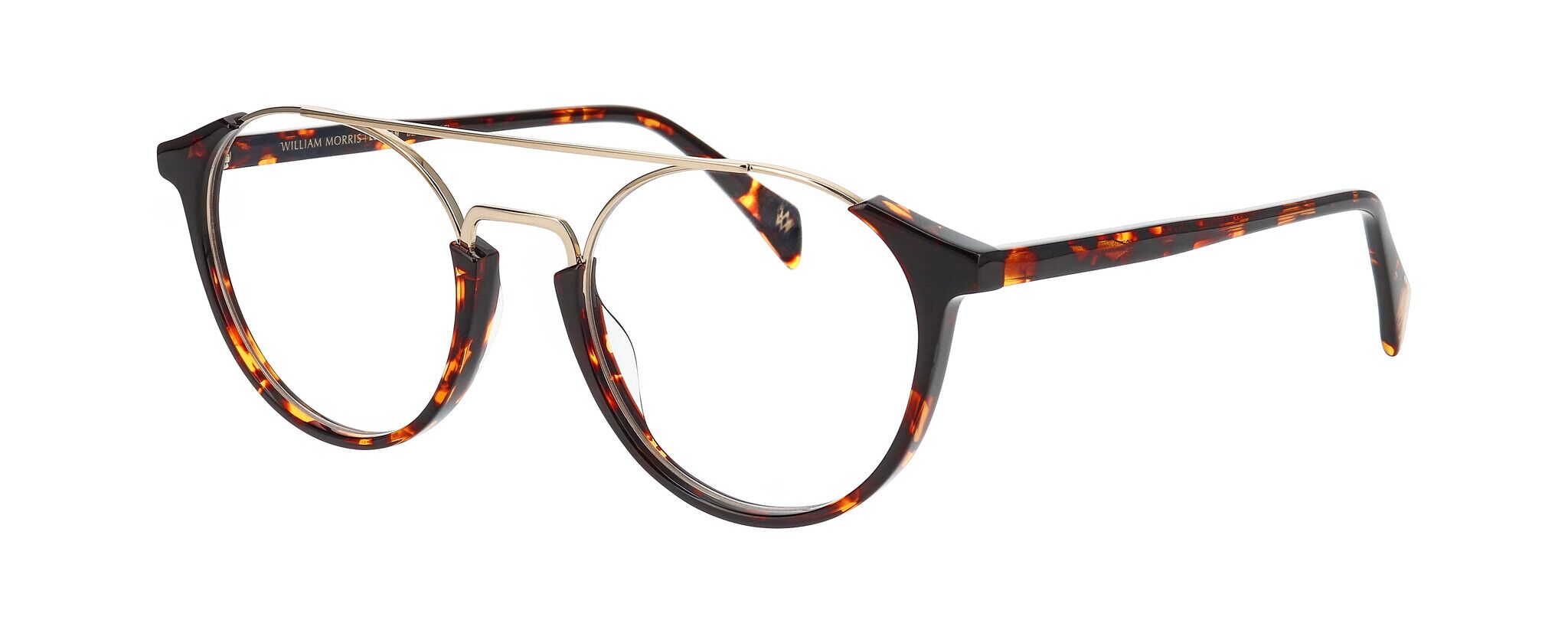 William Morris JUKE 2-5432 52-20 William Morris JUKE 2-5432 – runde Vollrandbrille für Herren aus Acetat