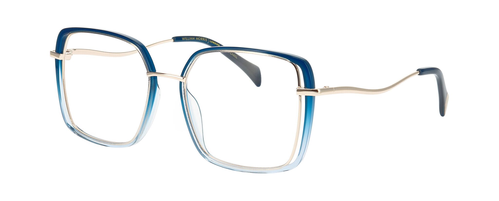 William Morris MOCO 2-9042 53-18 William Morris MOCO 2-9042 – eckige Vollrandbrille für Damen aus Edelstahl