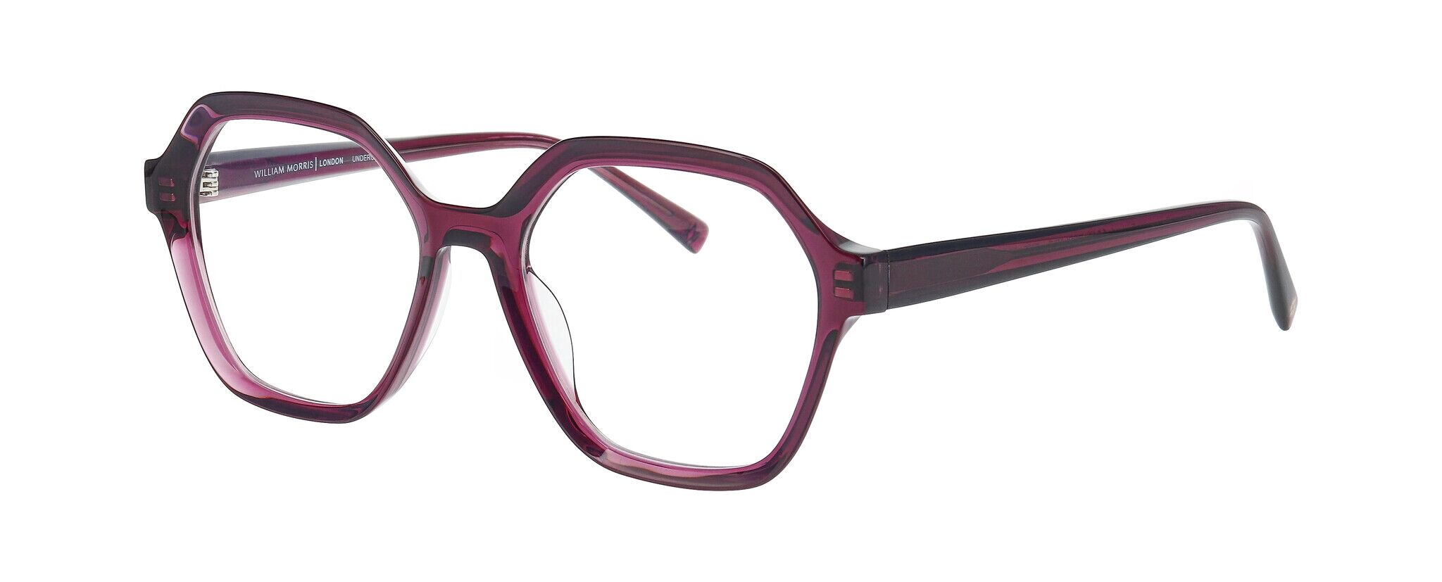 William Morris POPLAR 2-3725 52-18 William Morris POPLAR 2-3725 – hexagonale Vollrandbrille für Damen aus Acetat