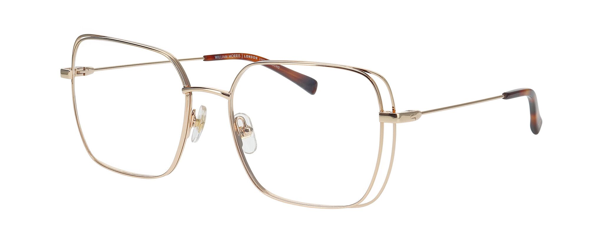 William Morris SAATCHI 3-2012 – eckige Vollrandbrille für Damen aus Edelstahl