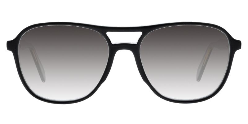 Colibris Anuk Sun pilote Sonnenbrille in Tiefschwarz für unisex und schmale Gesichter