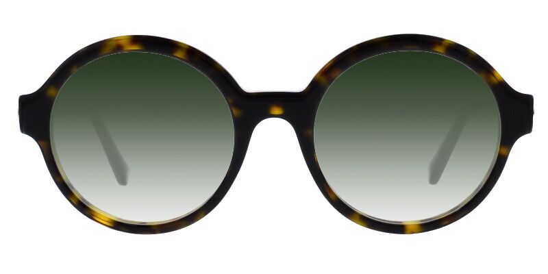 Colibris Ava runde Brille in Silber für damen und schmale Gesichter