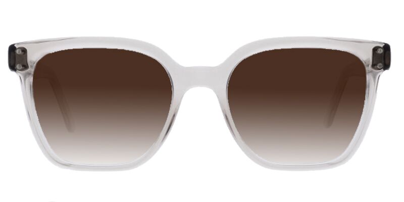 Colibris Benita Sun eckige Sonnenbrille in Schiefergrau für damen und schmale Gesichter