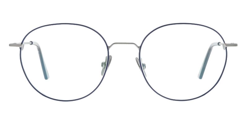 Colibris Fee- 46114 bordeaux 48-17 Colibris Fee ovale Brille in Platin für damen und schmale Gesichter