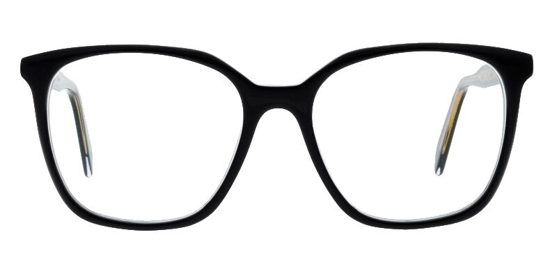 Colibris Gesa- 100|101 silber 50-16 Colibris Gesa eckige Brille in Schwarz für damen und schmale Gesichter