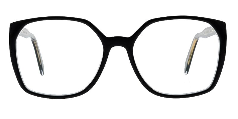 Colibris Gila- 100|101 kastanie 50-16 Colibris Gila eckige Brille in Tiefschwarz für damen und schmale Gesichter