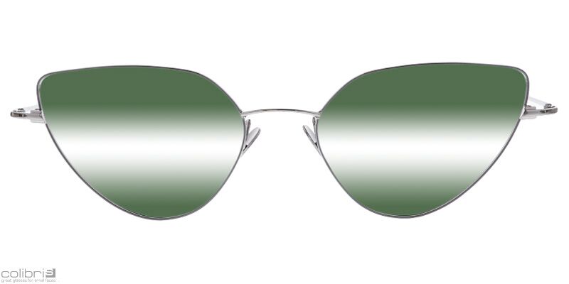 Colibris Saga Sun- 46205 karminrot 47-17 Colibris Saga Sun ovale Sonnenbrille in Silber für damen und schmale Gesichter