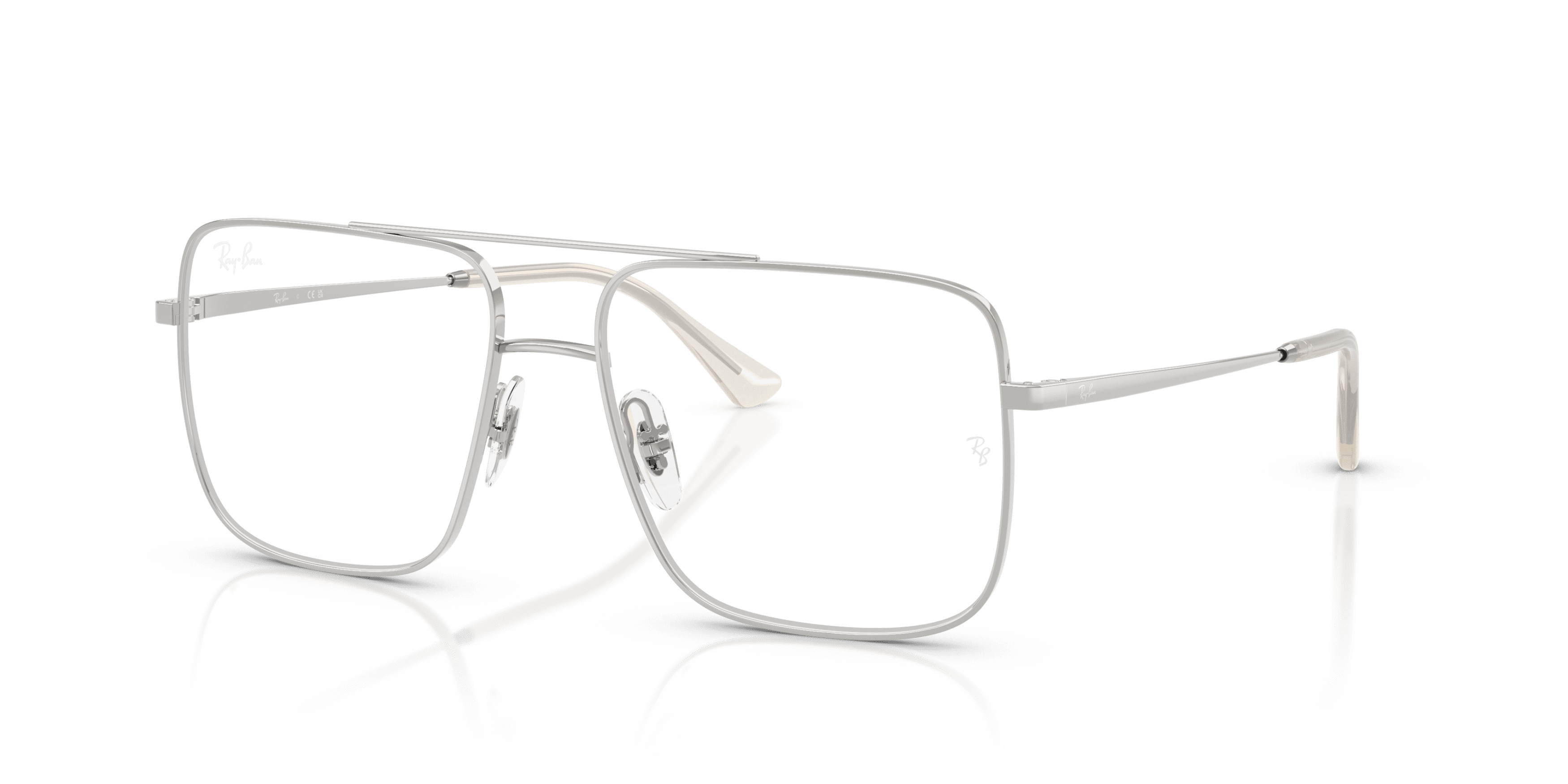 Ray Ban ARI 0RX3758V 2501 SILVER 56-16 Ray-Ban 0RX3758V Korrektionsbrille in SILVER