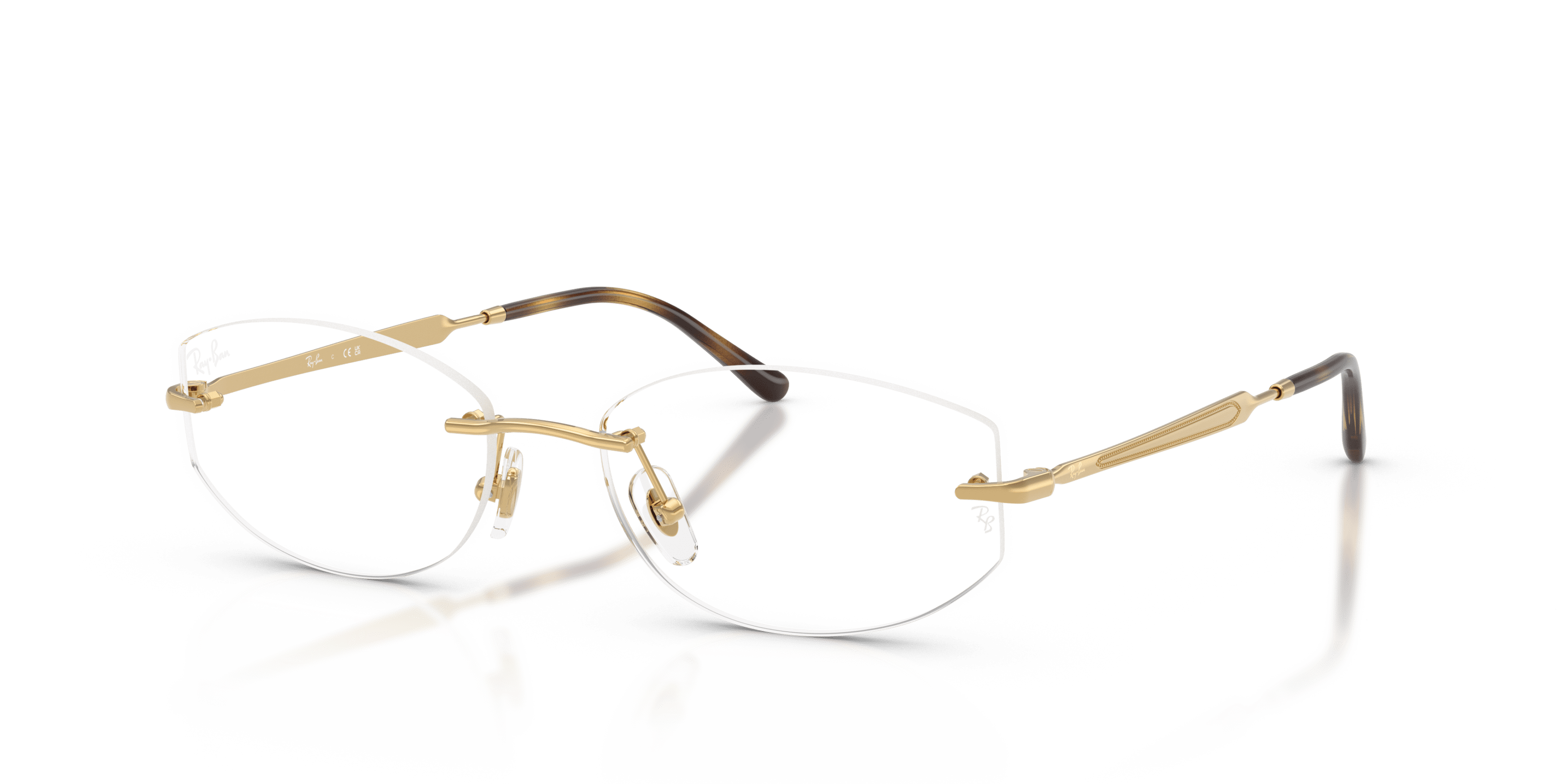 Ray Ban 0RX3792V 2500 GOLD 55-17 Ray-Ban 0RX3792V Korrektionsbrille in GOLD