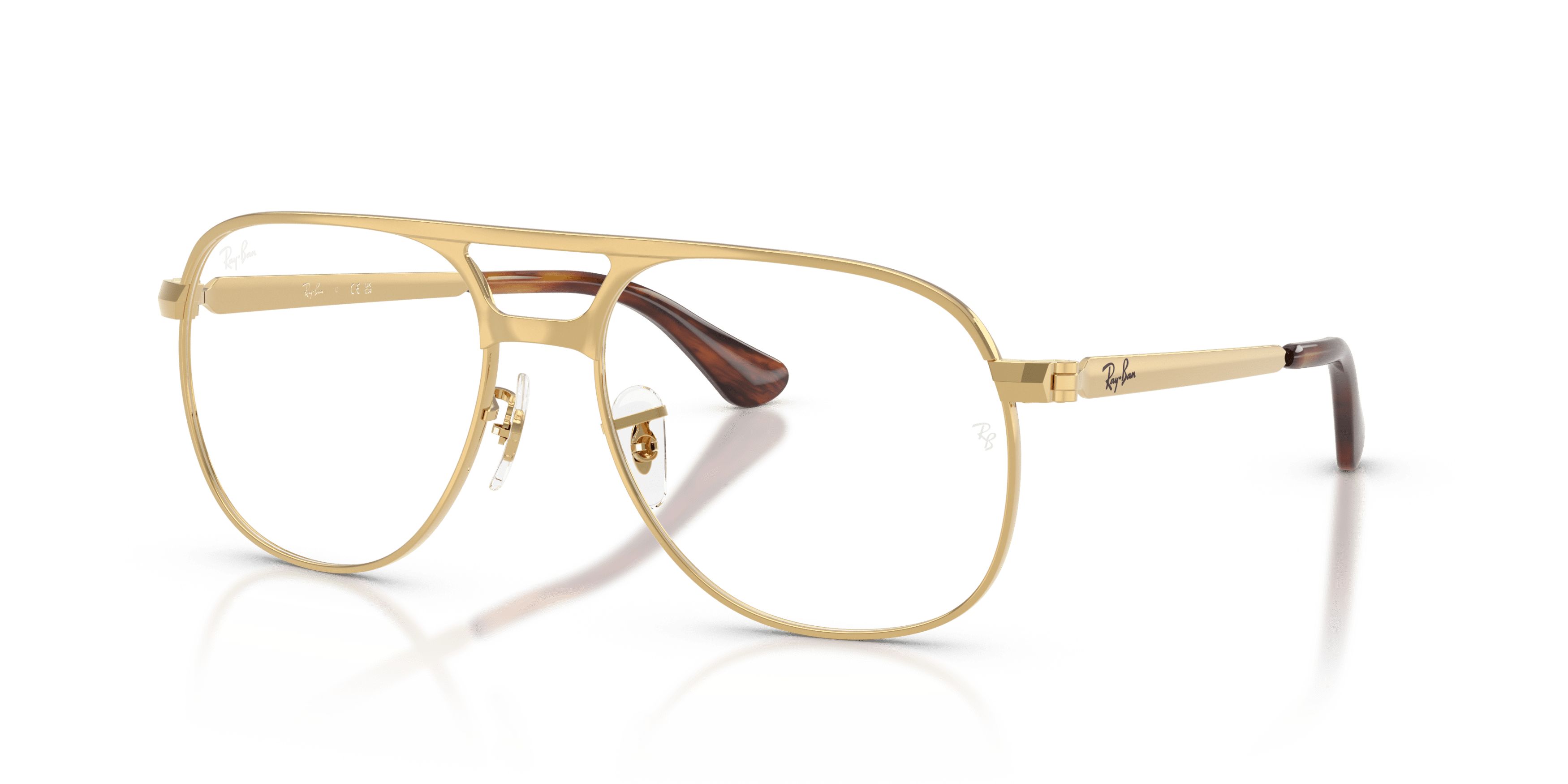 Ray Ban BILL MAX 0RX3793V 2500 GOLD 56-17 Ray-Ban 0RX3793V Korrektionsbrille in GOLD