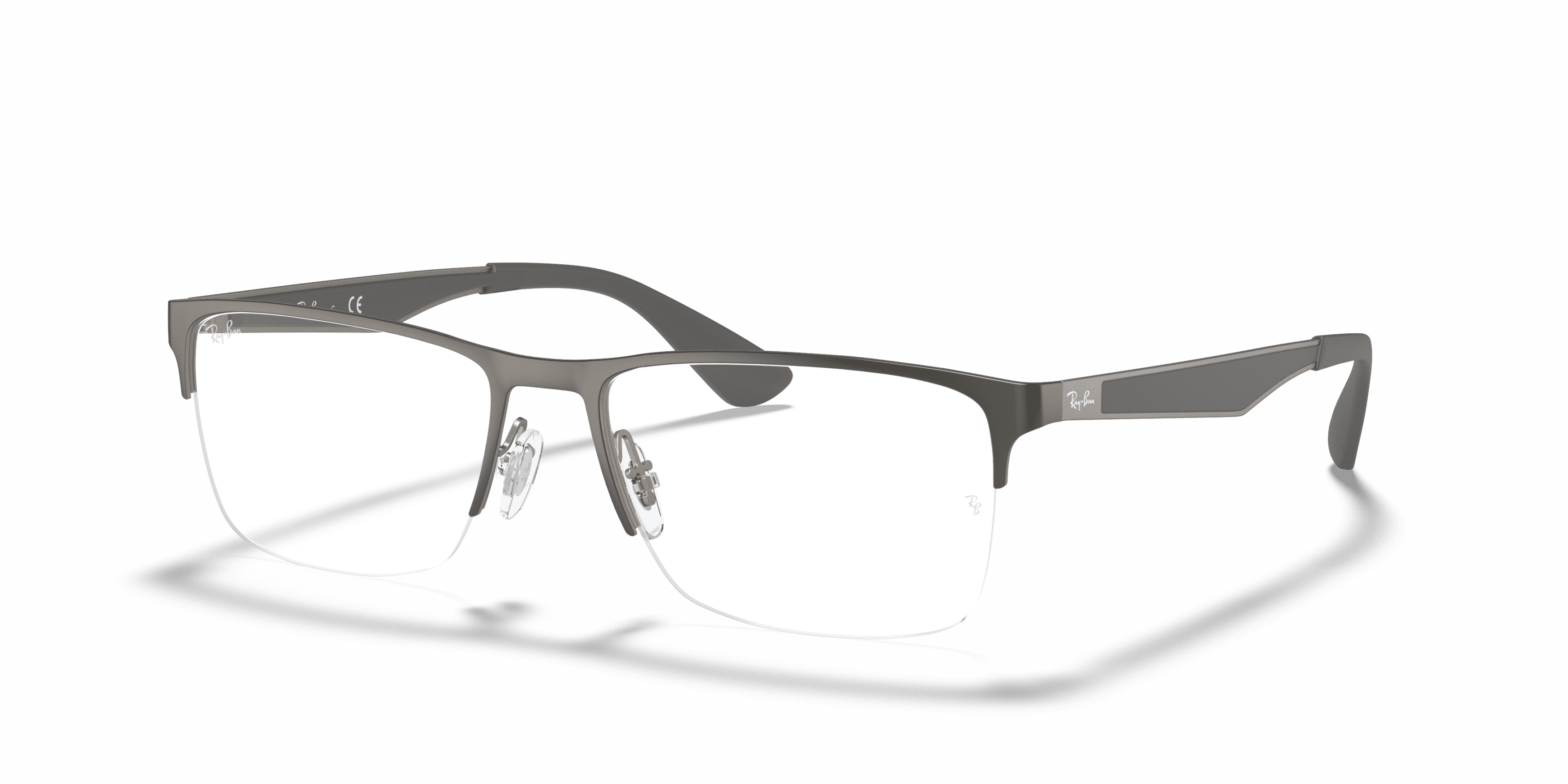 Ray Ban Ray Ban 0RX6335 2855 MATTE GUNMETAL 58-17 Ray Ban Ray Ban 0RX6335 2855 MATTE GUNMETAL 58-17