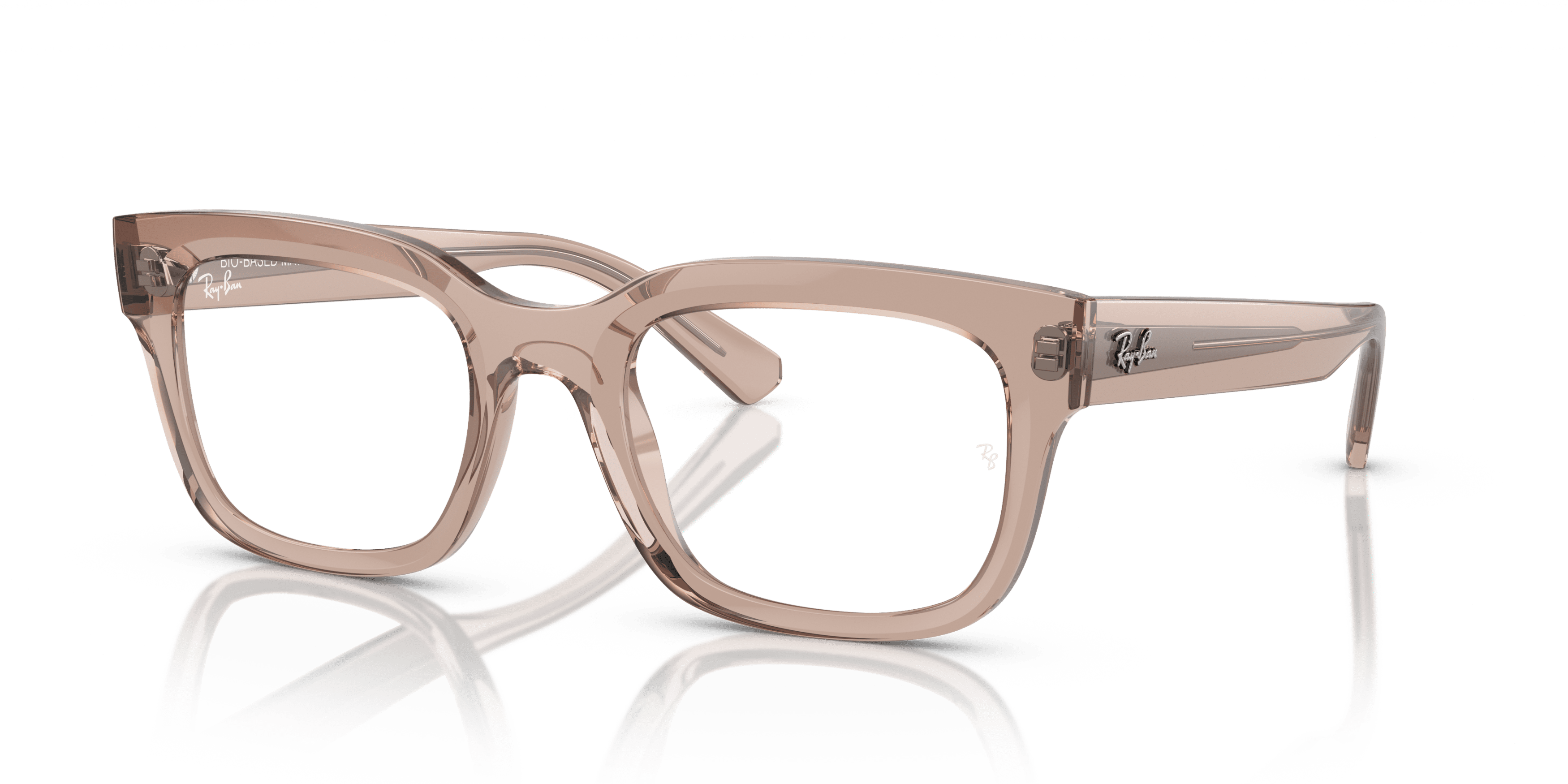 Ray Ban Ray Ban CHAD 0RX7217 8317 TRANSPARENT LIGHT BROWN 54-22 Ray Ban Ray Ban CHAD 0RX7217 8317 TRANSPARENT LIGHT BROWN 54-22