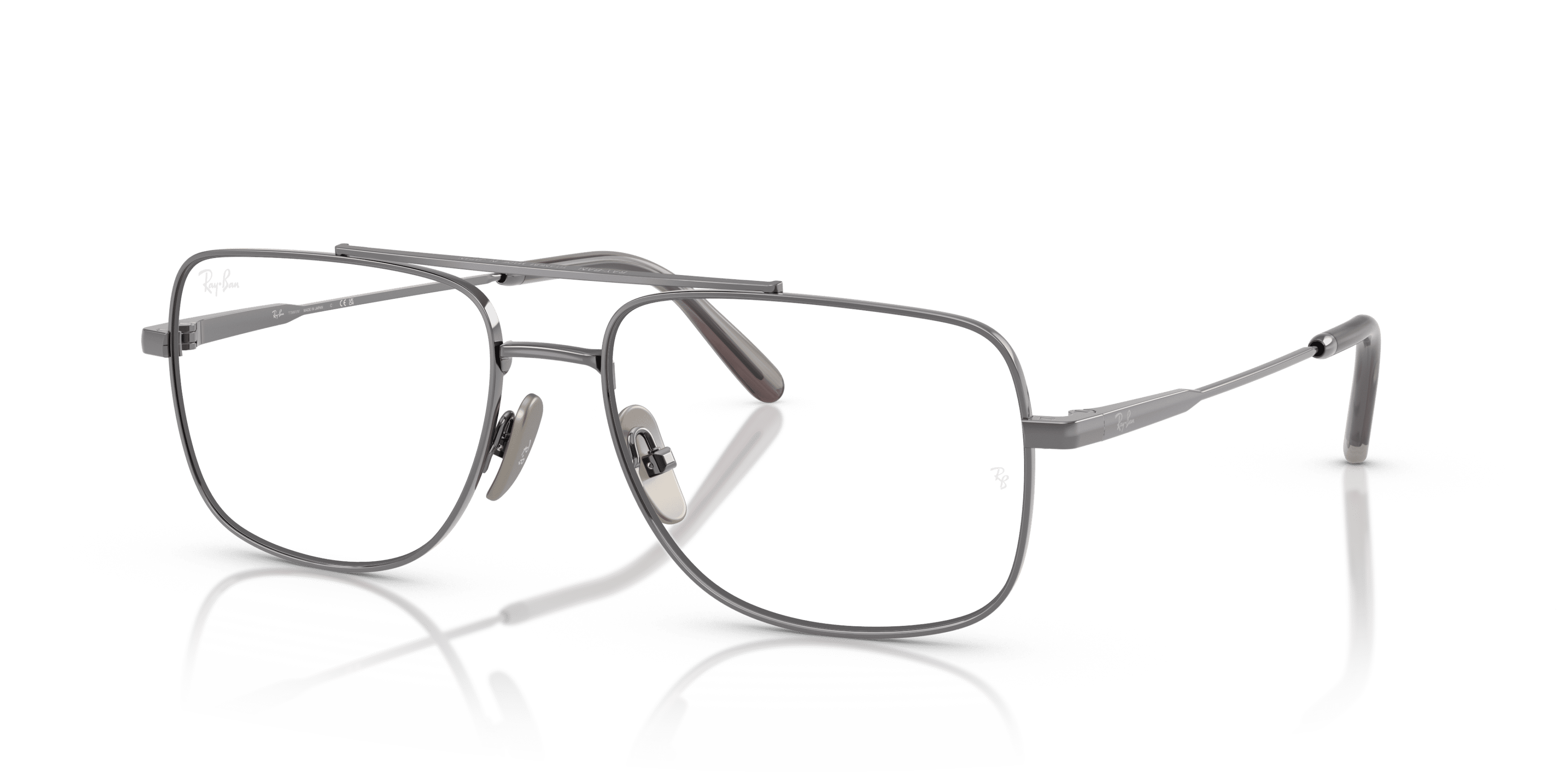 Ray Ban Ray Ban WILLIAM TITANIUM 0RX8797 1000 GUNMETAL 58-17 Ray Ban Ray Ban WILLIAM TITANIUM 0RX8797 1000 GUNMETAL 58-17
