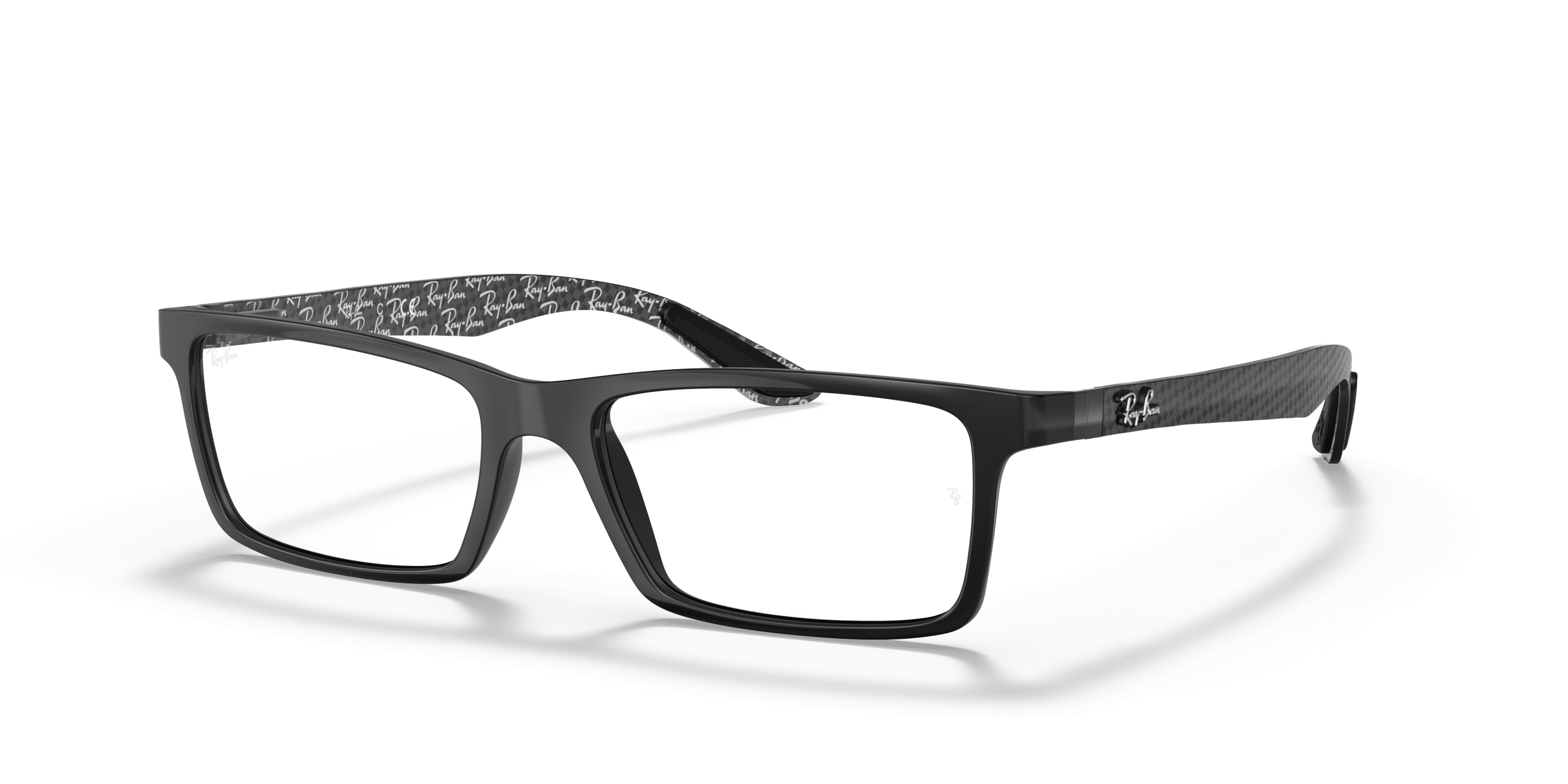 Ray Ban Ray Ban 0RX8901 5263 DEMI GLOSS BLACK 55-17 Ray Ban Ray Ban 0RX8901 5263 DEMI GLOSS BLACK 55-17