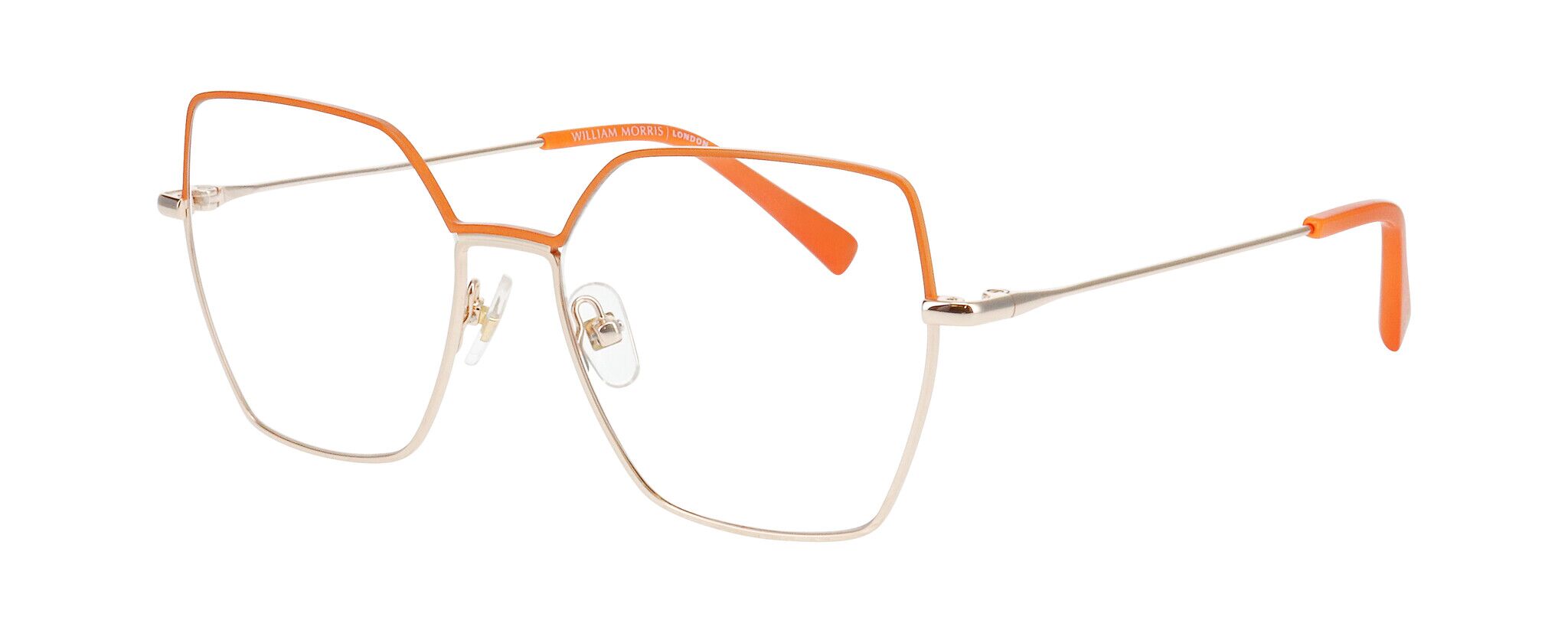 William Morris 50346-4521 53-16 William Morris 50346-4521 – eckige Vollrandbrille für Damen aus Edelstahl