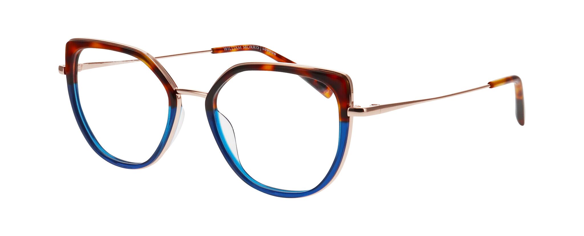 William Morris 50326-5442 51-18 William Morris 50326-5442 – Vollrandbrille in Cat-Eye-Form für Damen aus Edelstahl