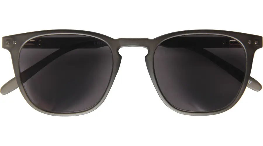 PLAYA Kunststoff-Fertiglesebrille in anthrazit-grau mit Sonnenbrillengläsern