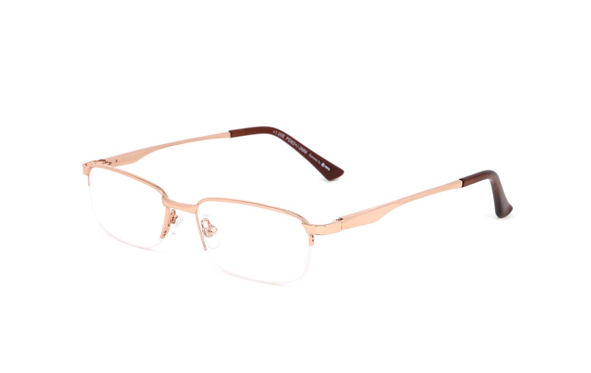 MLH063 Lesebrille von MPG Michael Pachleitner mit ovalem Metallrahmen