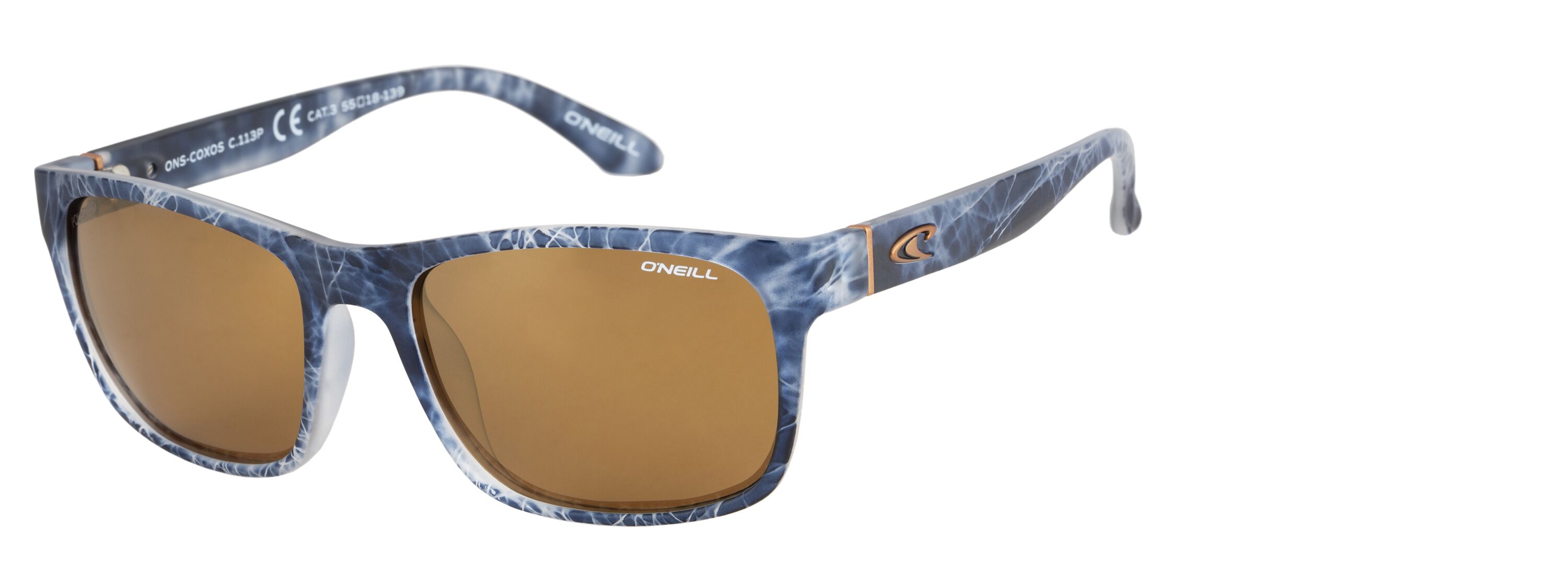 O'NEILL O'NEILL 966057-70 55-18 O'NEILL 966057 sportive unisex Sonnenbrille mit robustem Spritzguss und modernem Vollranddesign