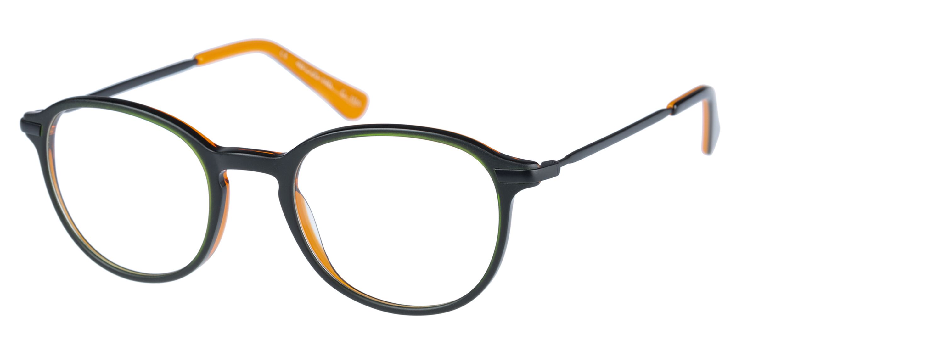 Superdry Superdry 991050-10 48-20 Superdry 991050 Unisexbrille in Schwarz mit rundem Vollrand-Gestell und 48 mm Glasbreite