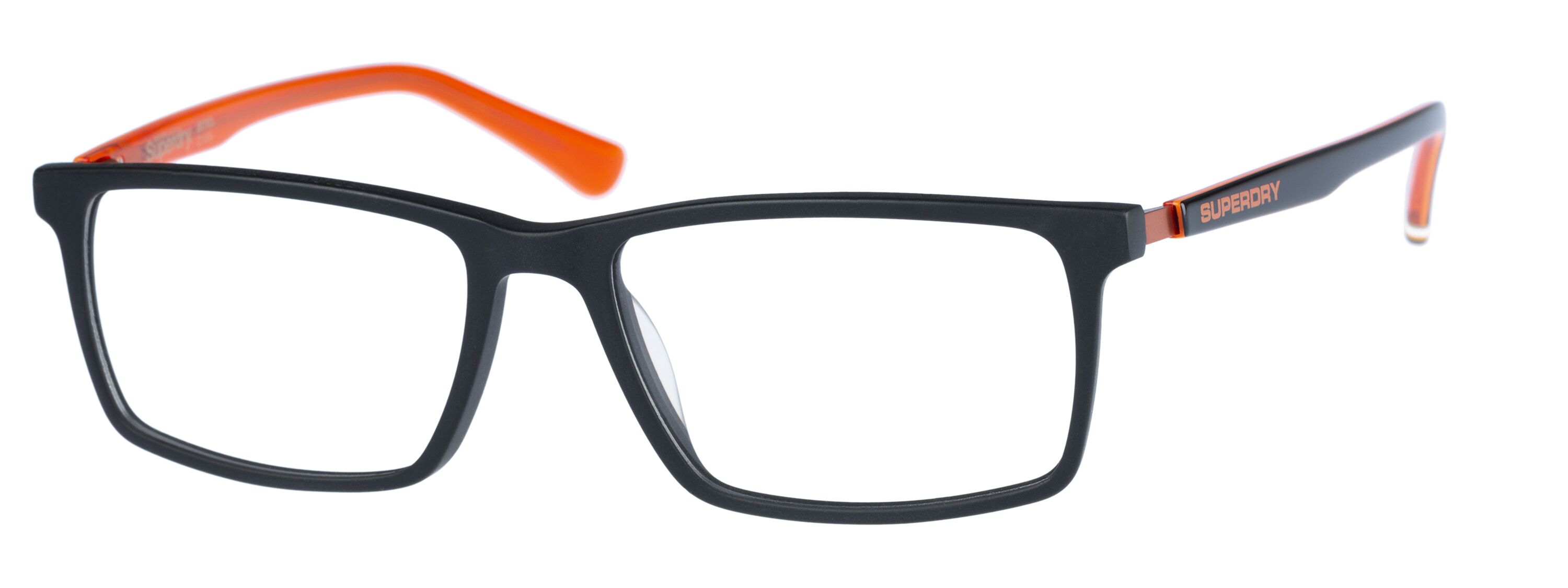 Superdry Superdry 993051-10 56-17 Superdry 993051 Herrenbrille in Blau mit rechteckigem Vollrand-Design