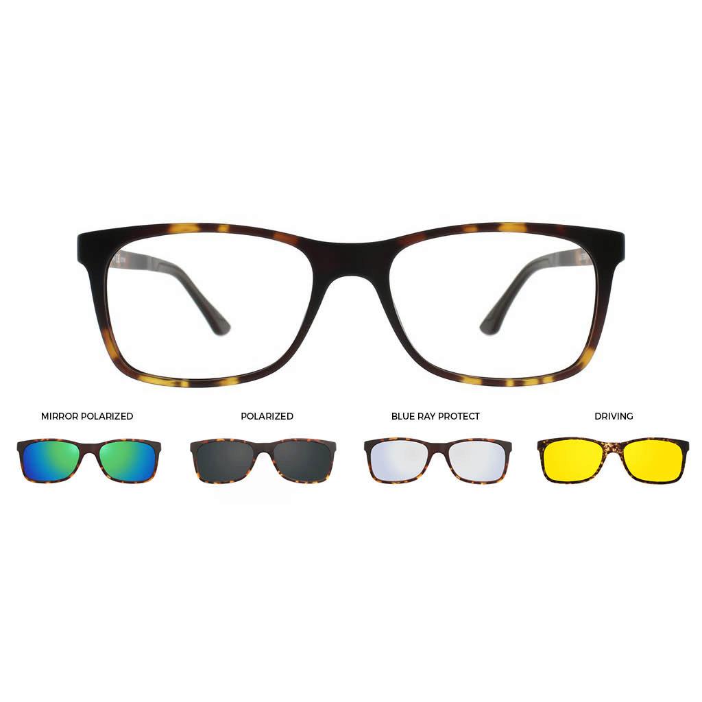 U-221 PLASTICA X 53-18 C.07M HAVANA PLUGIN Unisexbrille 99 JOHN STREET U-0221 Produktbild 1