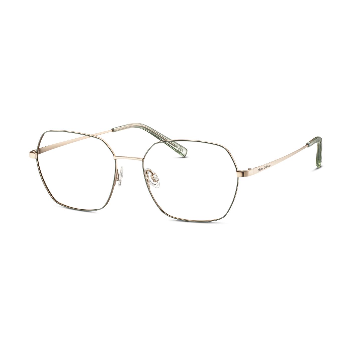 Marc O’ Polo Herrenbrille in gold aus Metall