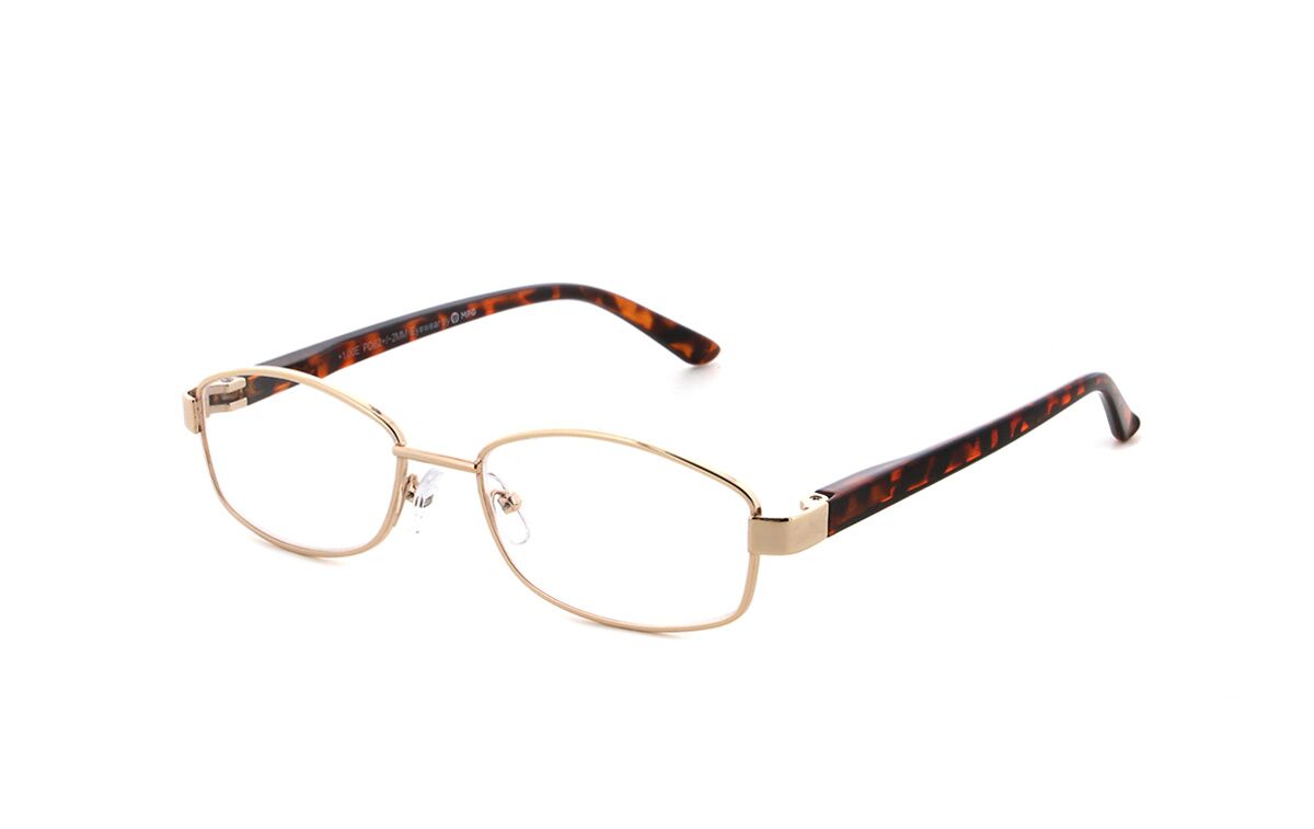 MLH062 Fertiglesebrille von MPG Michael Pachleitner mit ovaler Form und stabilem Metallrahmen