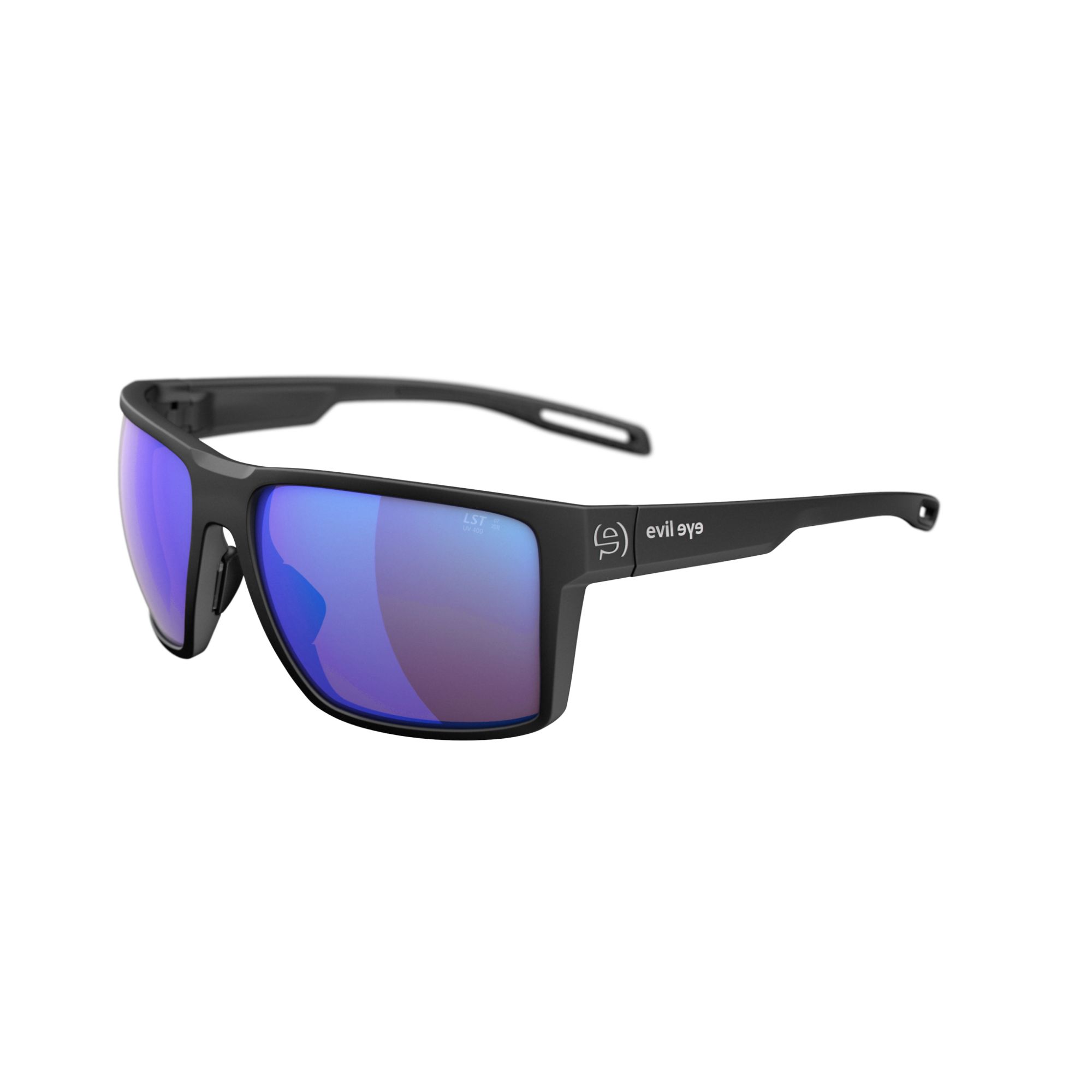 E038 75 9000 Black Matt Lst Active Blue Mirror Sid 3