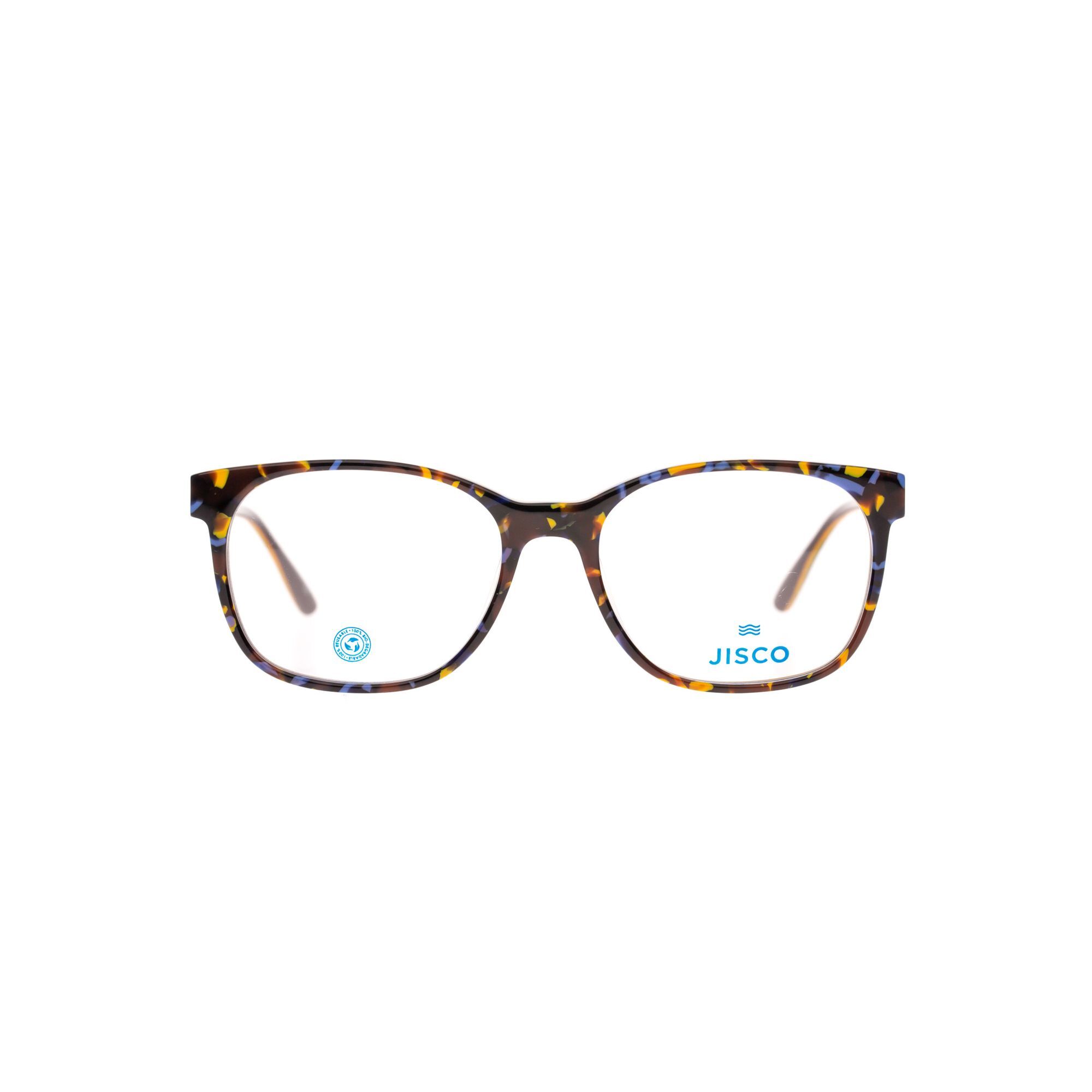 Brille 0328 Jisco Sandrine Hvgd 52 17 145 Gelb Braun Blau Gold Bunt Frontal (neutral) Lg4b2153