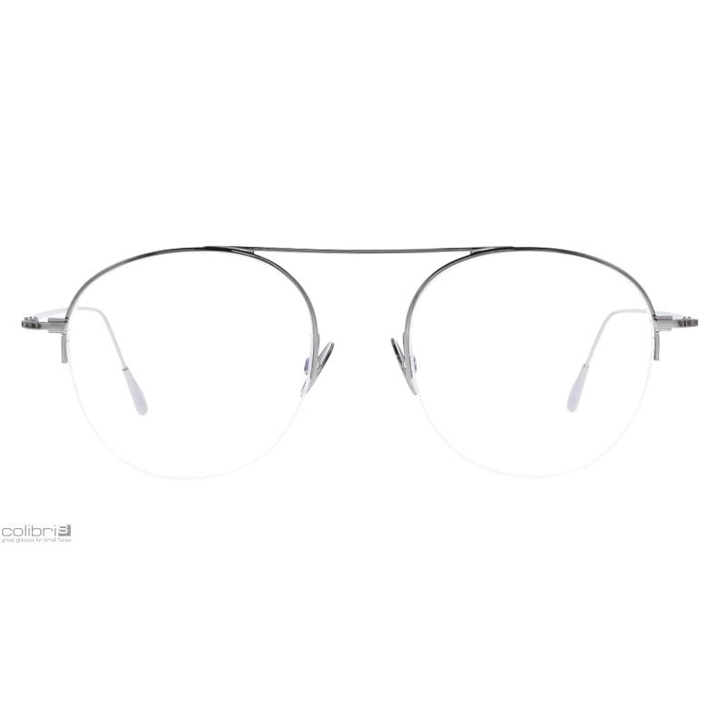 Colibris Sofie201 Damenbrille Colibris Sofie mit rundem, silberfarbenem Metallgestell, minimalistisch und leicht.