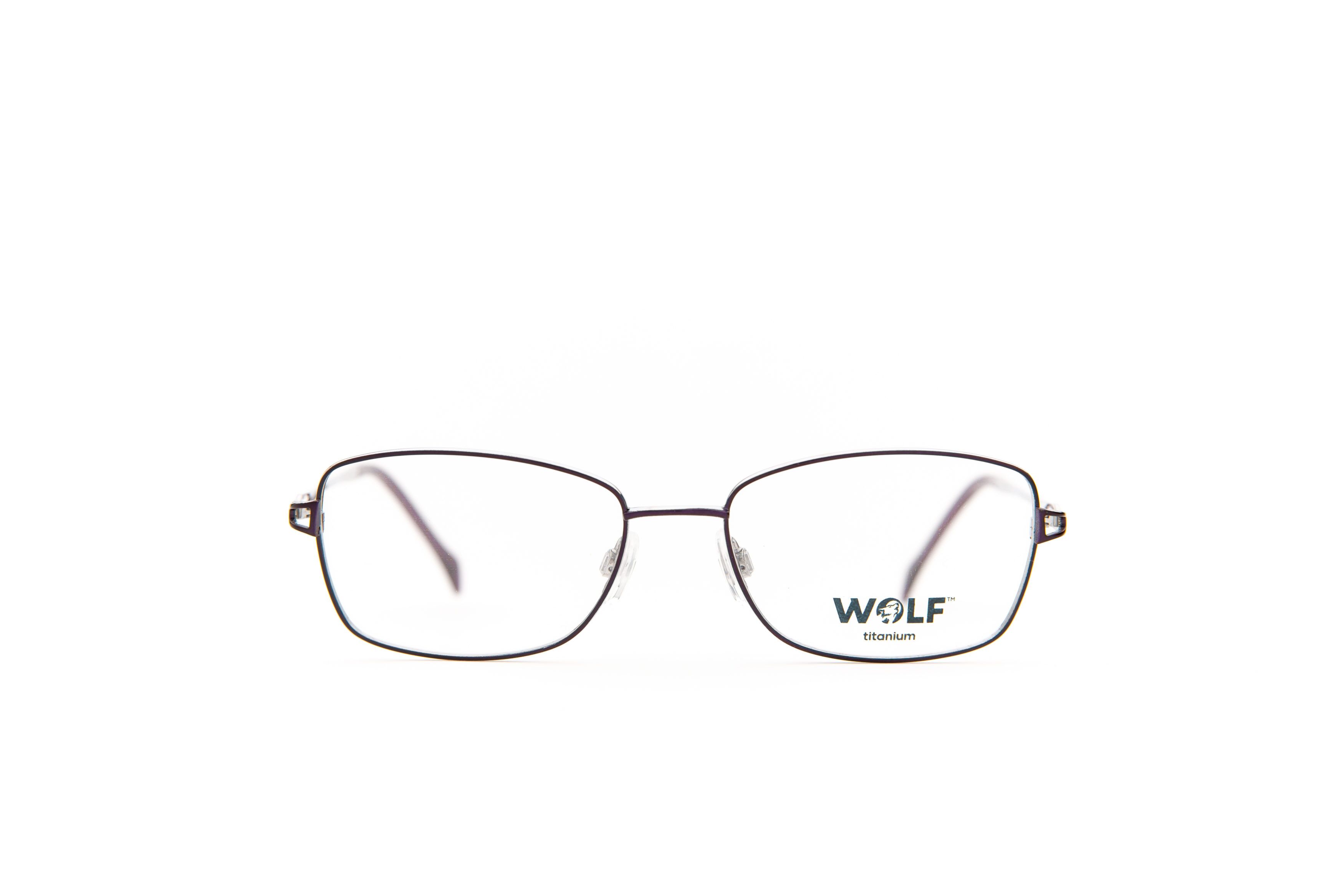 Brille Wolf 5009 C22 51 16 135 Lila Silber Frontal Lg4b7549