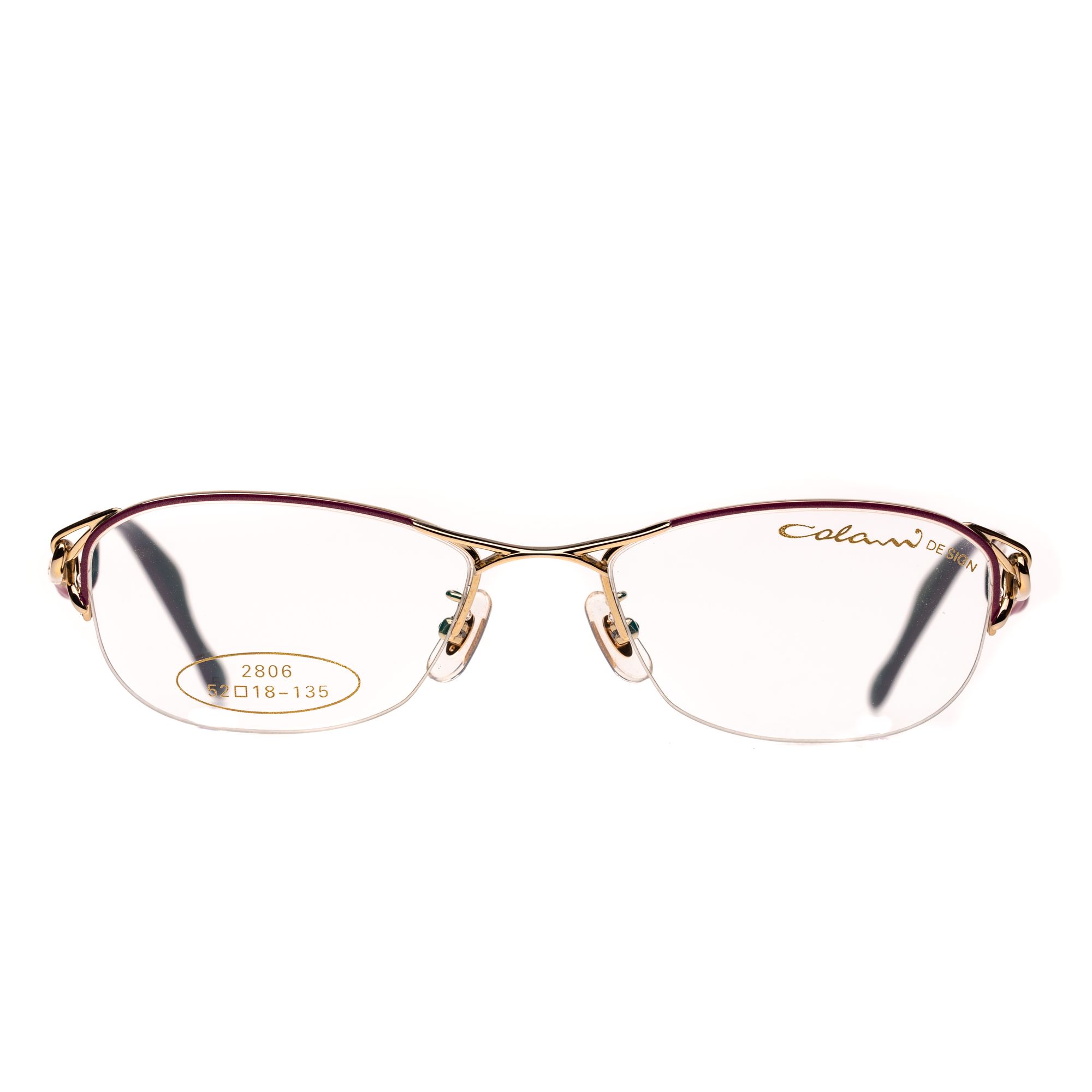 Colani 2806 52 18 Gold Aubergine Lila Lg4b9616